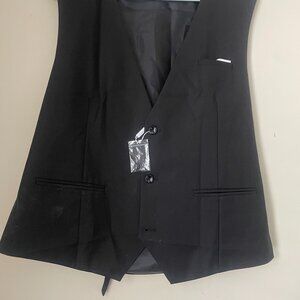 COOFANDY Black Tailored Vest